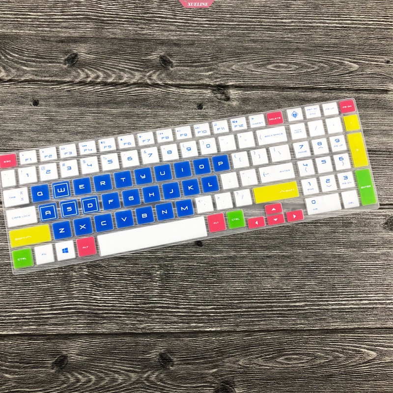 Stiker Keyboard Pelindung Keyboard HP 15.6 Inci Multicolor Silikon Lembut Tahan Air Film Pelindung Untuk Komputer [ZXL]