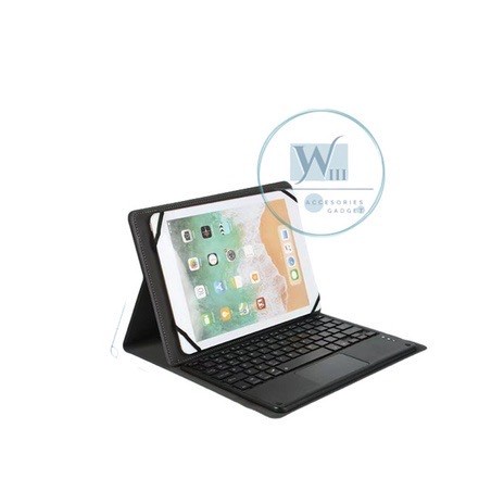 BOOKCOVER FLIPCASE MAGNET KEYBOARD TOUCHPAD WIRELESS UNIVERSAL TABLET