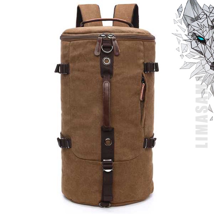 [COD] Tas Ransel Barrel Mountaineering Bag Selempang Ransel Backpack Camping Outdoor Tentara Waterpr