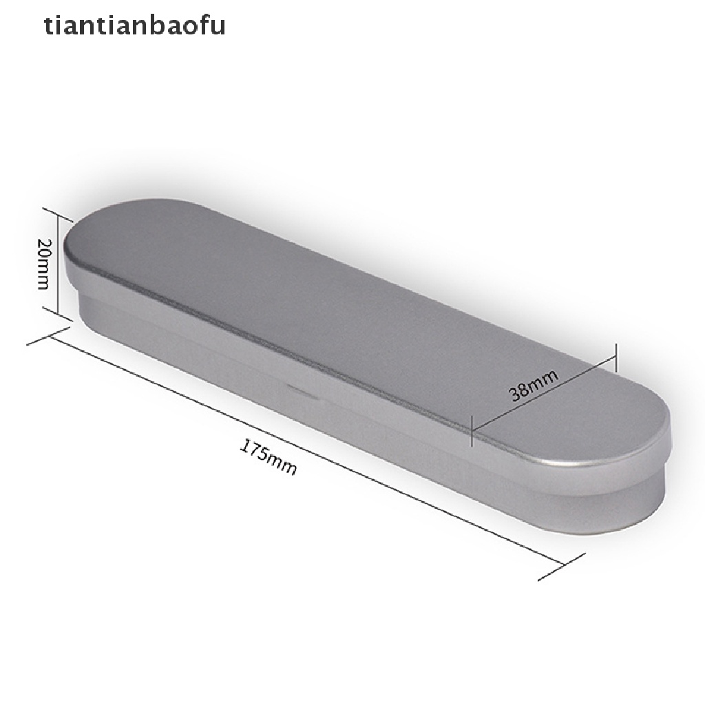 [tiantianbaofu] Fountain pen box Metal pencil case Kotak Alat Tulis Sekolah Untuk Anak-Anak Siswa pen case Lucu Tin box Kotak Penyimpanan Hadiah Butik