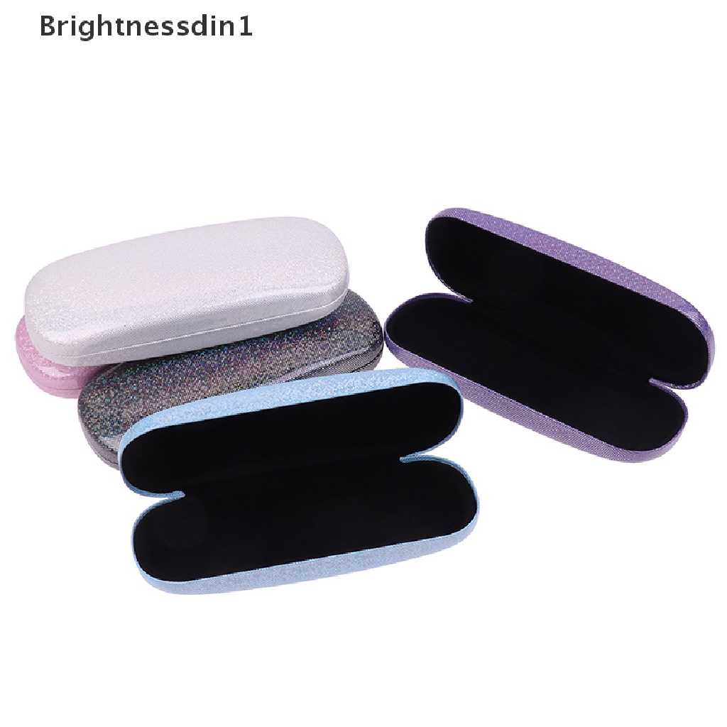 [Brightnessdin1] 1pc Compression PU Leather Myopia Glasses Case Peluru Gesper Kotak Kotak Penyimpanan Butik