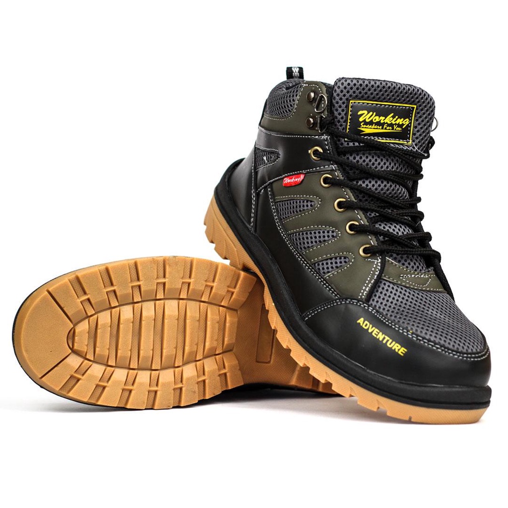 Sepatu BOOTS WORKING G-11 Sepatu ADVENTURE Pria Dewasa Terbaru JK08
