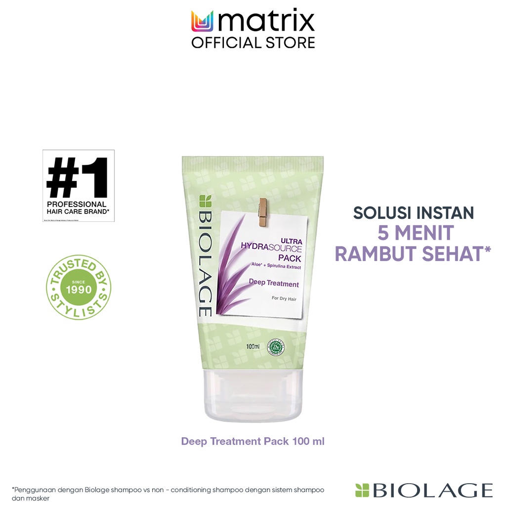 Biolage Deep Treatment Pack Hydrasource - Masker Intensif Rambut Kering