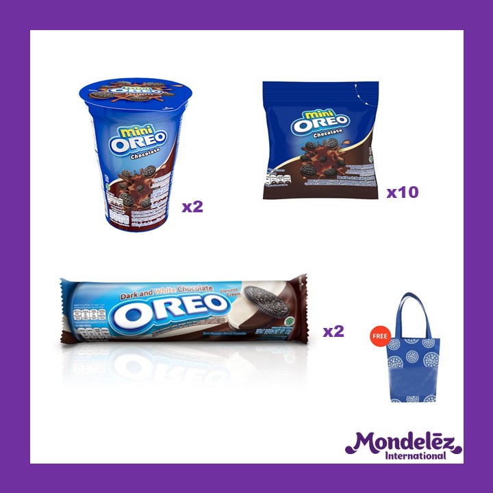 [Brand Day] Package 1 Free Oreo Tote Bag