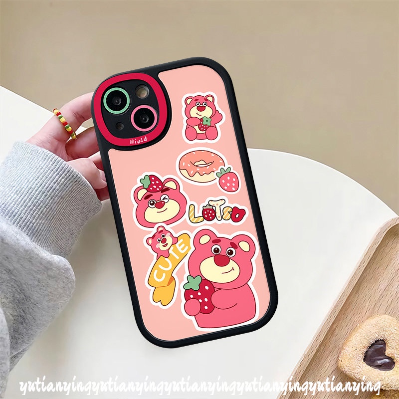 Cartoon Toy Story Buzz Lightyear Alien Case Infinix Smart 5 6 Hot 10s 10T 11s Hot 10 Lite Hot 11 9 10 Play Infinix Note 8 Cute Strawberry Bear Lotso Soft Cover