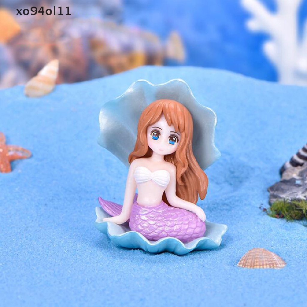 Xo Mermaid Cake Decor Dekorasi Pesta Kolong Laut Gadis Shell Princess DIY Dekorasi OL