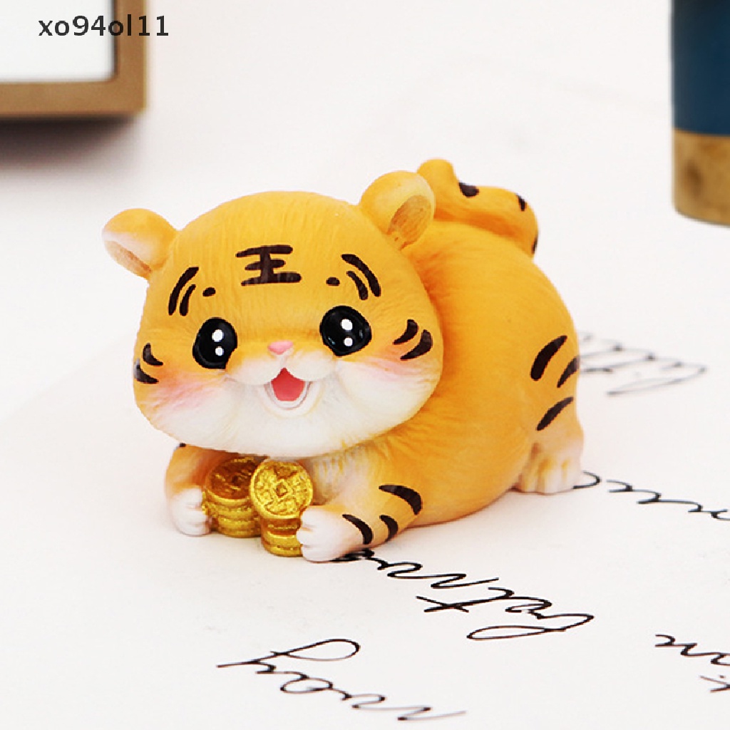 Xo Ornamen Dekorasi Patung Hewan Harimau Indah Lucu Home Decor Hadiah Ulang Tahun OL