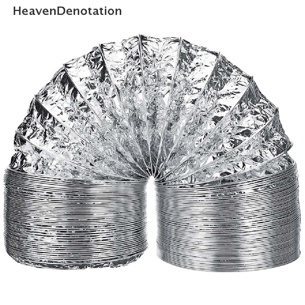 [HeavenDenotation] Pipa Ventilator Aluminium 4inch Selang Ventilasi Udara Flexible Exhaust Duct 1.5M HDV