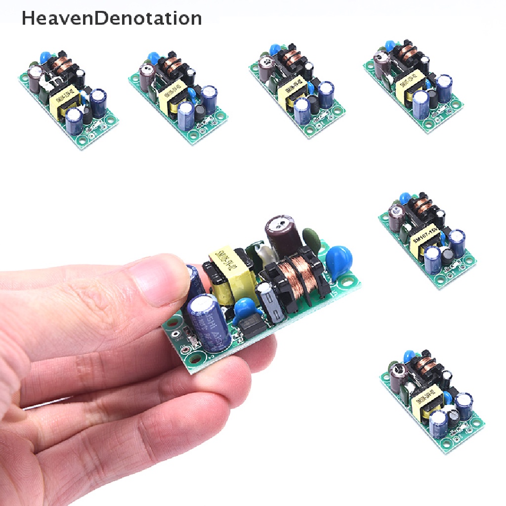 [HeavenDenotation] Ac-dc 3V 5V 9V 12V 15V 24V Papan Modul Power Supply Switching Terisolasi PLG06A HDV