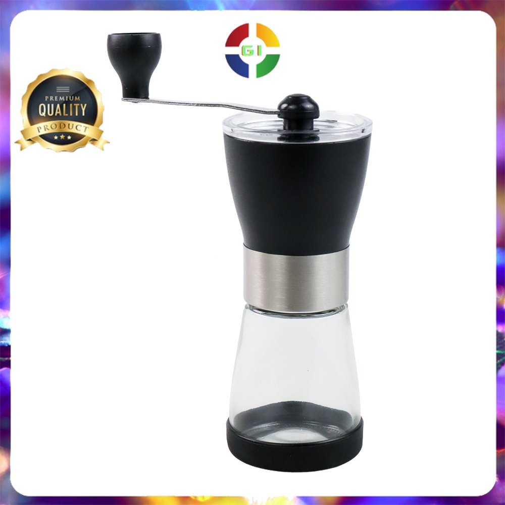 Alat Penggiling Kopi Manual Coffee Grinder Black