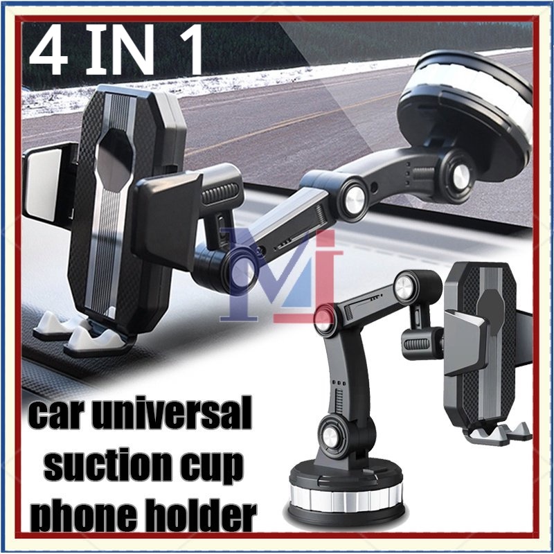 【COD】Holder Hp Mobil Dashboard/Phone Holder Hp Mobil Kaca Dashboard/4 IN 1 Holder Car Mobil/Car Holder Hp Mobil Tempat/Car Phone Dashboard