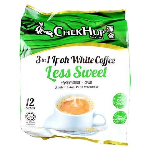 

Chek Hup White Coffee Ipoh Less Sweet 420gr