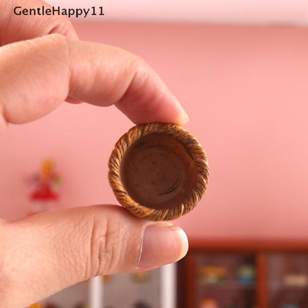 Gentlehappy 1Pc 1: 12rumah Boneka Miniatur Resin Model Keranjang Boneka Aksesoris Dapur id