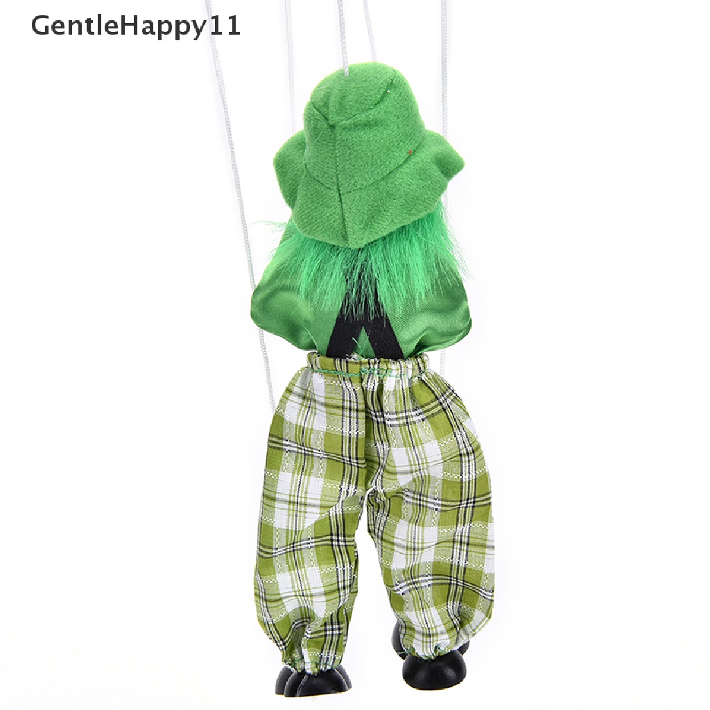 Gentlehappy 1pcs Pull String Wayang Marionette Sambungan Aktivitas Boneka Badut Mainan Anak id