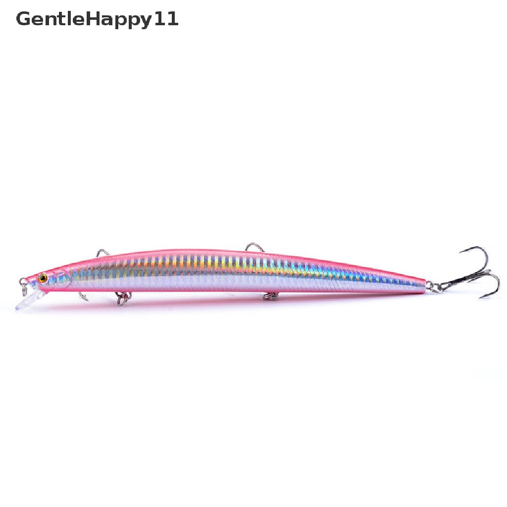 Gentlehappy 18cm 24g Besar Panjang Ikan Kecil Laut Memancing Umpan 3D Mata Kail Kuat Umpan id