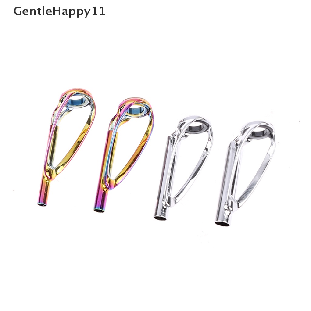 Gentlehappy 1pc Sliver/Rain Top Tip Guide Ring Bebas Kusut Untuk Berputar Pancing id