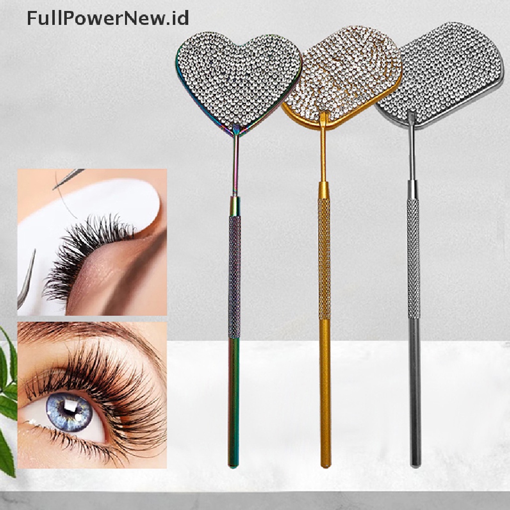 Power Professional Eyelash Inspection Mirror Beauty Lash Extension Alat Aplikasi ID