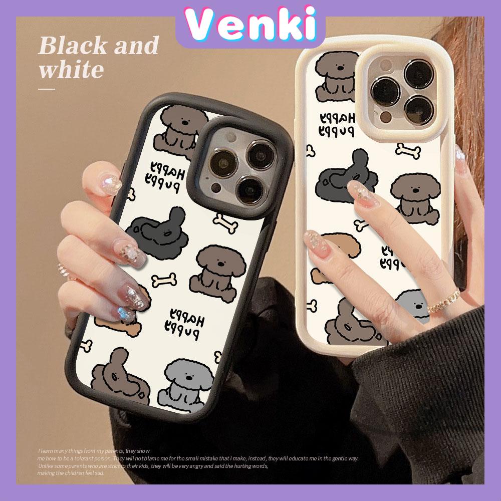 Case fo iPhone 11 Pro Max TPU Soft Case Frosted Bubble Case Cute Cartoon Dog Camera Protection Shockproof For iPhone 14 13 12 11 Plus Pro Max 7 Plus X XR