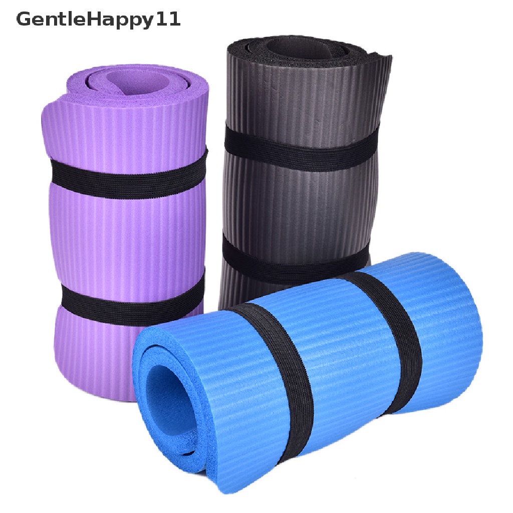 Gentlehappy 60x25x1.5 cm Non-Slip Yoga Knee Pad Cushion El Sport Mat Gym Lembut Yoga Tikar  Id