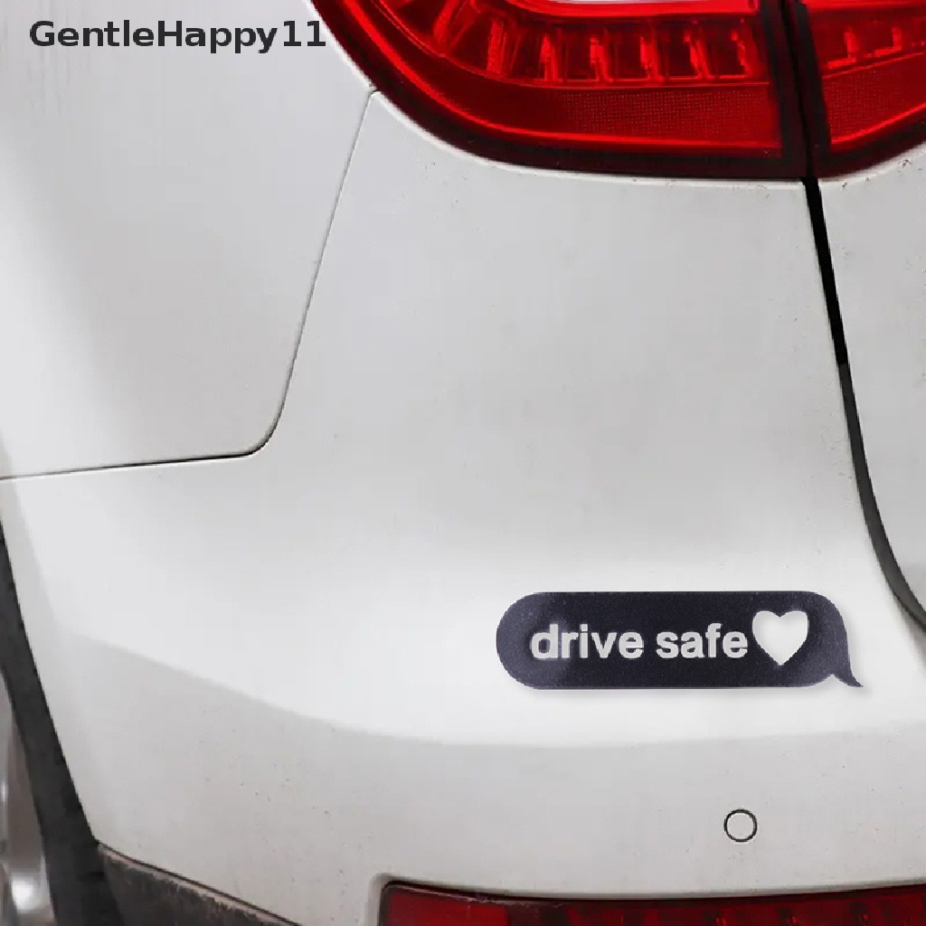 Gentlehappy 1Pc Drive Safe Tips Stiker Mobil Cermin Hias Tahan Air Decals Untuk Car id