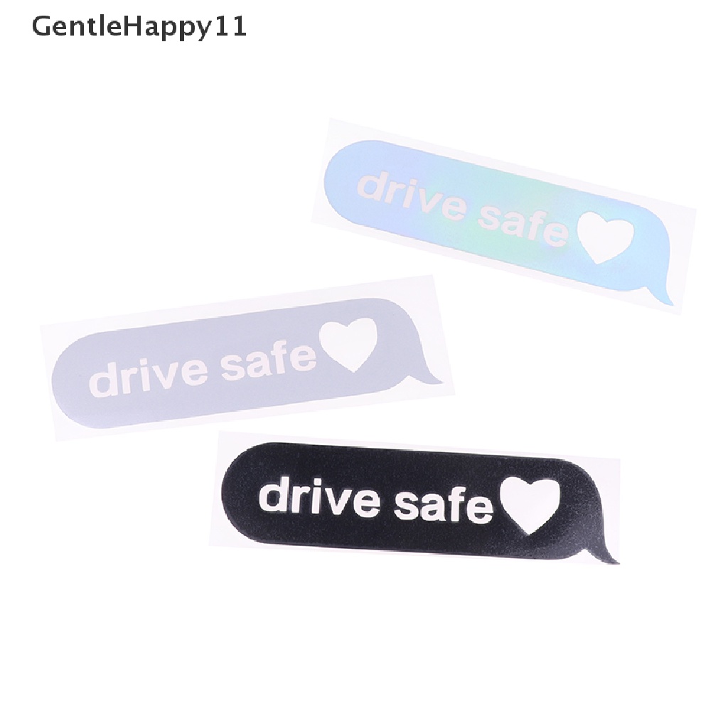 Gentlehappy 1Pc Drive Safe Tips Stiker Mobil Cermin Hias Tahan Air Decals Untuk Car id