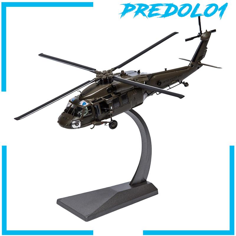 [Predolo1] Skala1per72 Pesawat Helikopter Diecast Model Aviation Airplane Koleksi