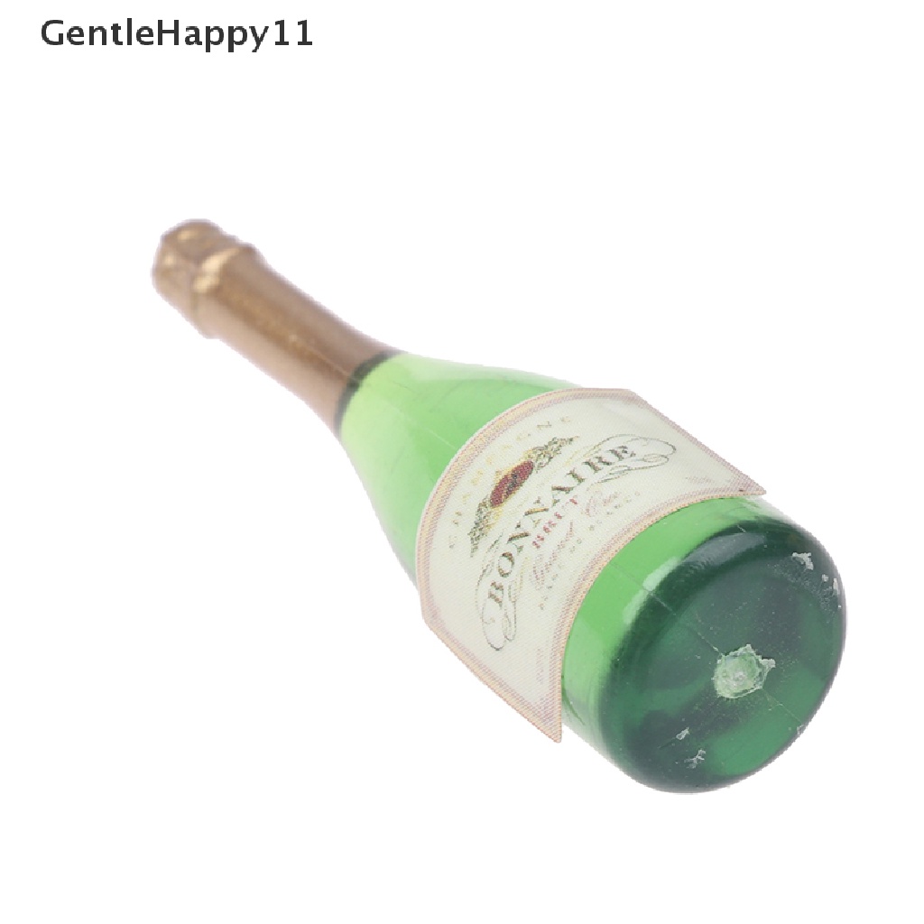 Gentlehappy 2pc Botol Minum Champagne Rumah Boneka Skala1Per12Dekorasi Rumah Boneka Mini id