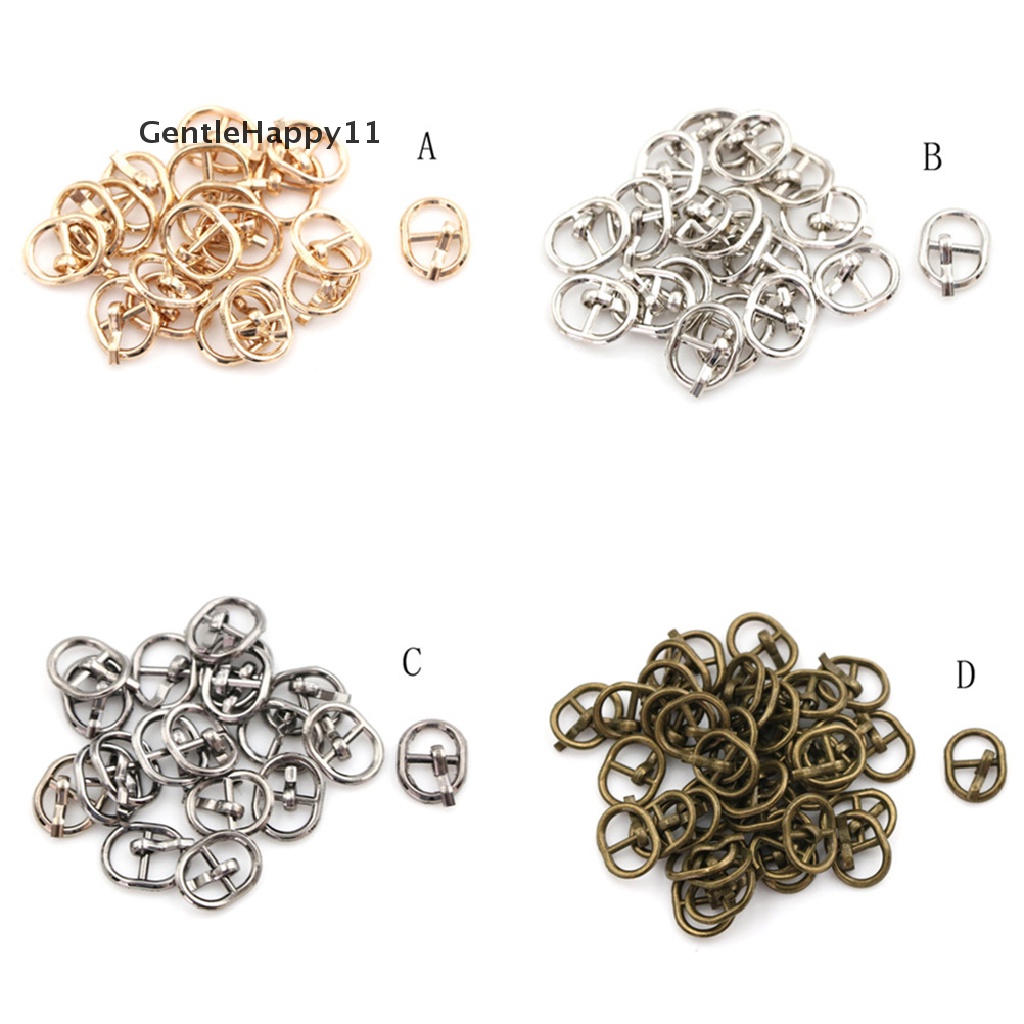 Gentlehappy 5.5mm Mini Gesper Logam DIY Boneka Gaun Patchwork Handmade Craft Jahit Aksesori id
