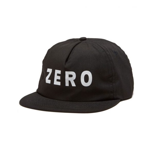 Zero Skateboards Army Snapback Hat Black