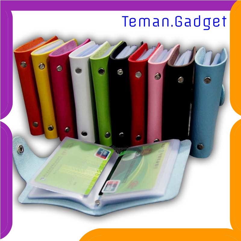 TG - ATK Dompet Kartu 24 Slot Bahan Kulit - C170