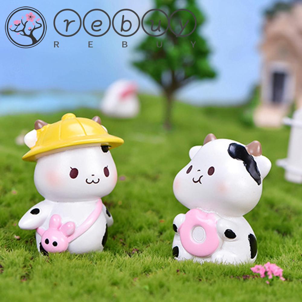 Rebuy Patung Mini Kawaii Resin Model Kerajinan Hadiah Mainan Edukasi Peri Taman Aksesoris