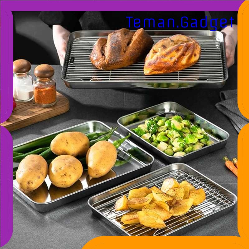 TG -  DPR NLSLASI Loyang Nampan Baking Sheet Tray Rack Removable Stainless Steel - NL28