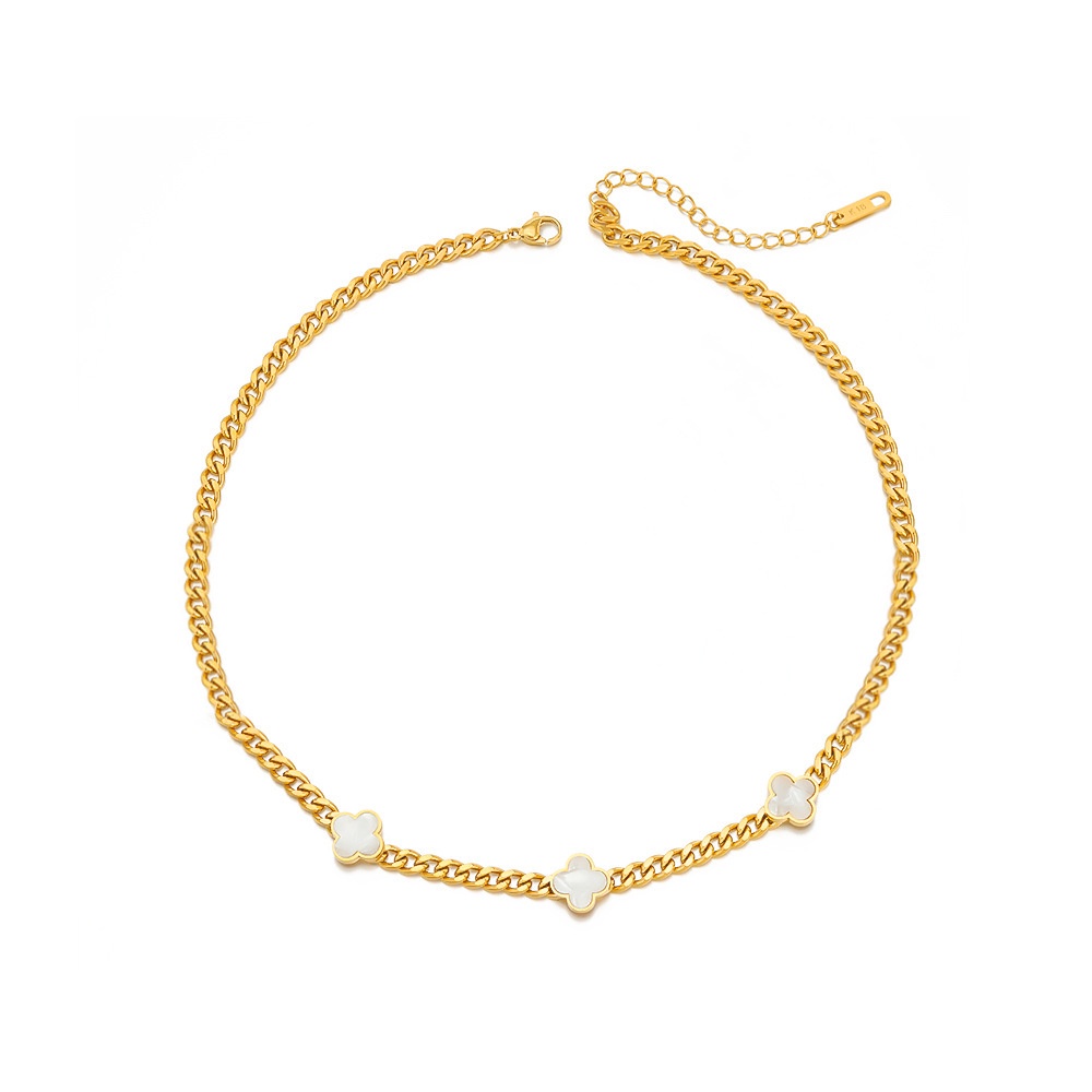 GROSIR Gelang tangan sisik kupu bintang clover titanium stainless steel 316l anti karat import berkualitas bisa bayar di tempar COD