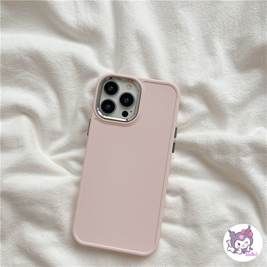 IPHONE Kompatibel Untuk Iphone14 13 12 11 Pro Max SE 2020 X XR Xs Max7 8 Plus Warna Permen 9D Lensa Dilapisi Fashion Phone Case Lembut Shockproof Case