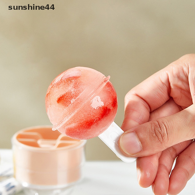 Sunshine Popsicle Maker Mould Cetakan Es Hoki Frozen Juice Yogurt Es Krim Kopi ID