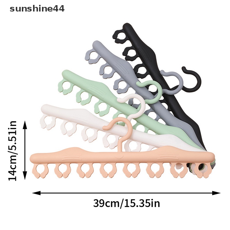 Sunshine al Windproof Clothes Clip Drying Rack Rak Gantungan Kaos Kaki ID