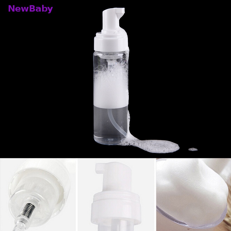 Newbaby 1pc 200ml Kosong Plastik Travel Foamer Dispenser Sabun Cuci Tangan Foam Pump Bottle ID