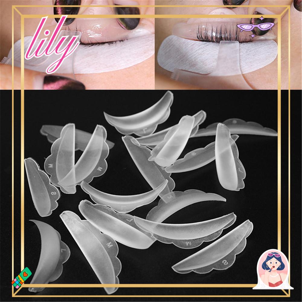 Lily 3pasang Bulu Mata Perm Wanita Fashion Silikon Tertanam Grafting Eyelashes