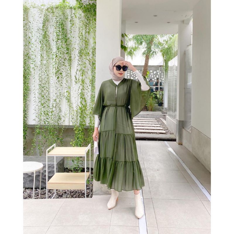 LAVA DRESS OUTER CERUTY BABYDOLL GOOD QUALITY FASHION GROSIR WANITA SELEBGRAM