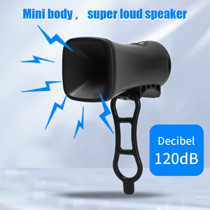 120db Sepeda Tanduk Elektrik Tahan Air Shockproof Sepeda Gunung Scooter Stang Mount Speaker Bell Safety Alarm Aksesoris Sepeda