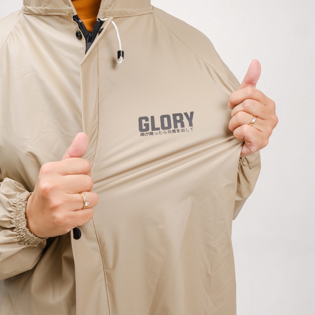 [TERMURAH] JAS HUJAN RAINCOAT Terbaik Pria Wanita BY GLORY Anti Rembes dan Tahan Lama