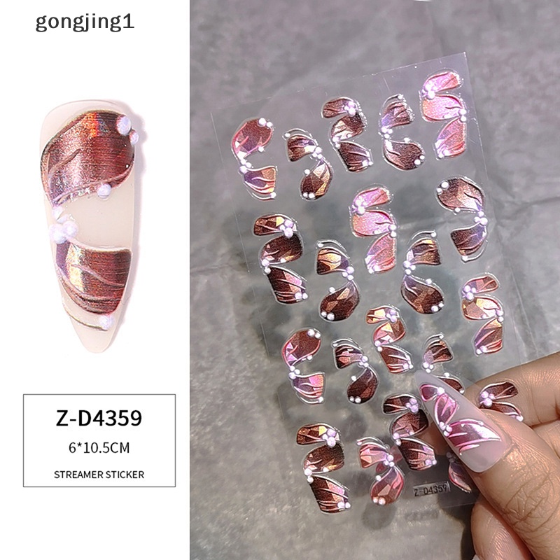Ggg 5D Timbul Tiga Dimensi tape nail ers nail decals diy Timbul ID