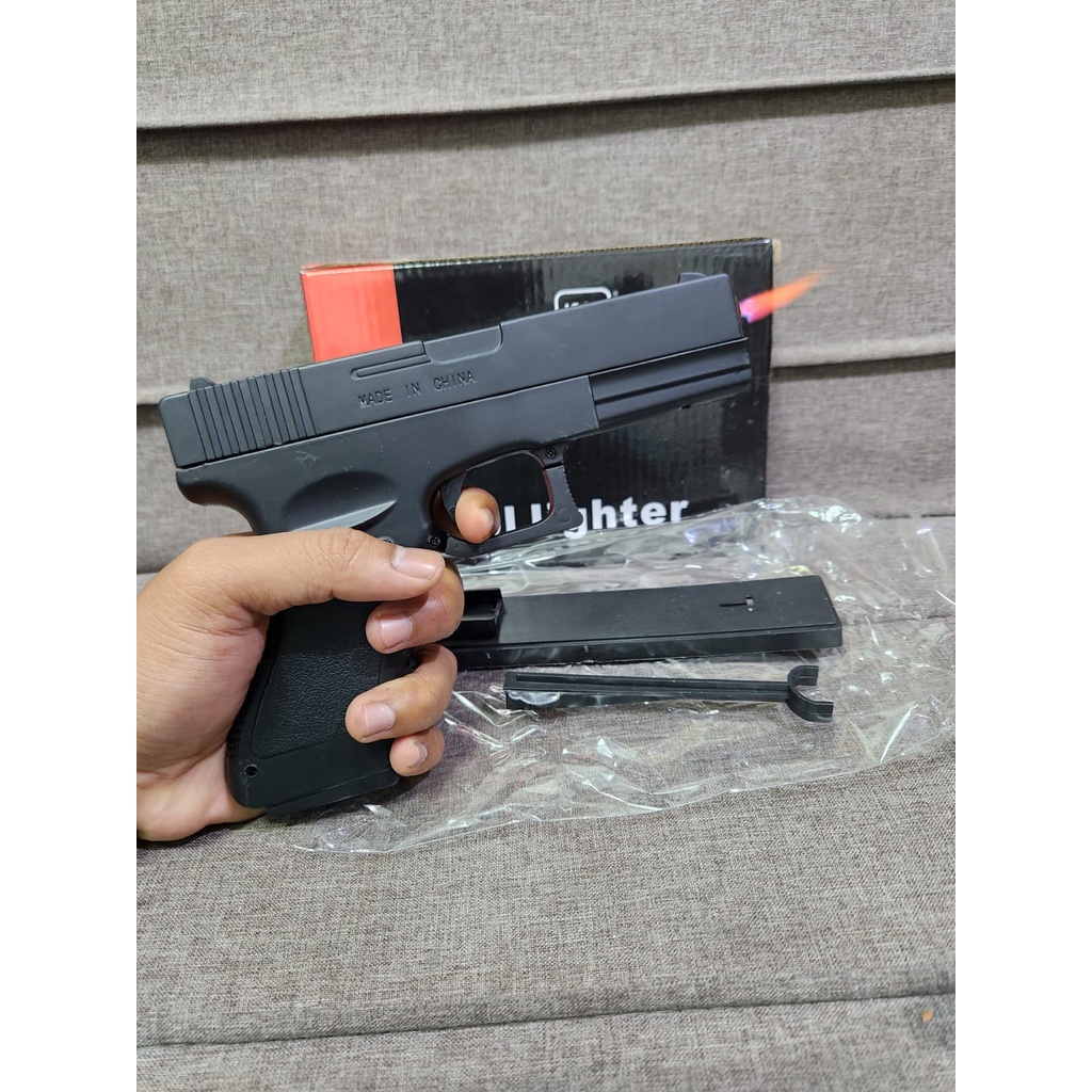 KOREK API PISTOL GLOCK18 FULL BESI UKURAN BESAR BOX - MSCJKT