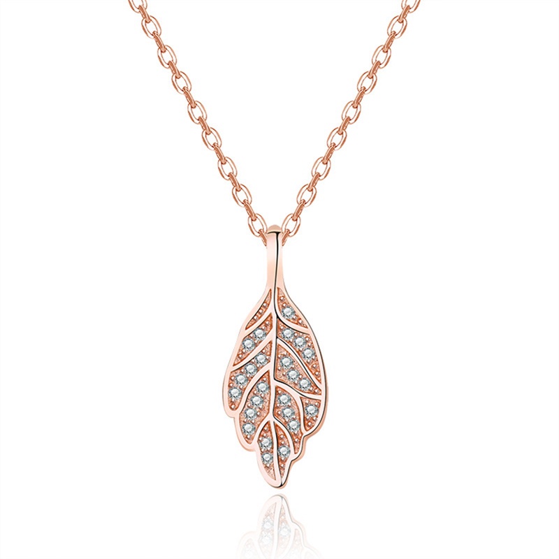Leaf Charm Liontin Kalung Untuk Wanita Fashion Daun Perak Pendek Kalung Perhiasan Hadiah Ulang Tahun Wanita