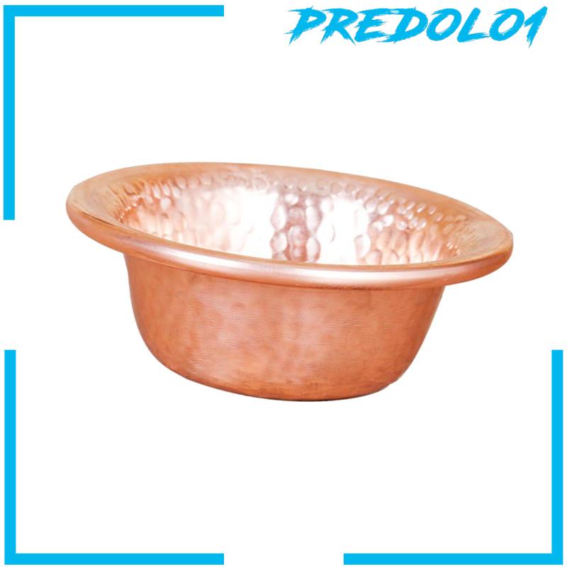 [Predolo1] Mangkok Tembaga Kecil Tabletop Decor Mangkok Persembahan Untuk Manasik Kurban