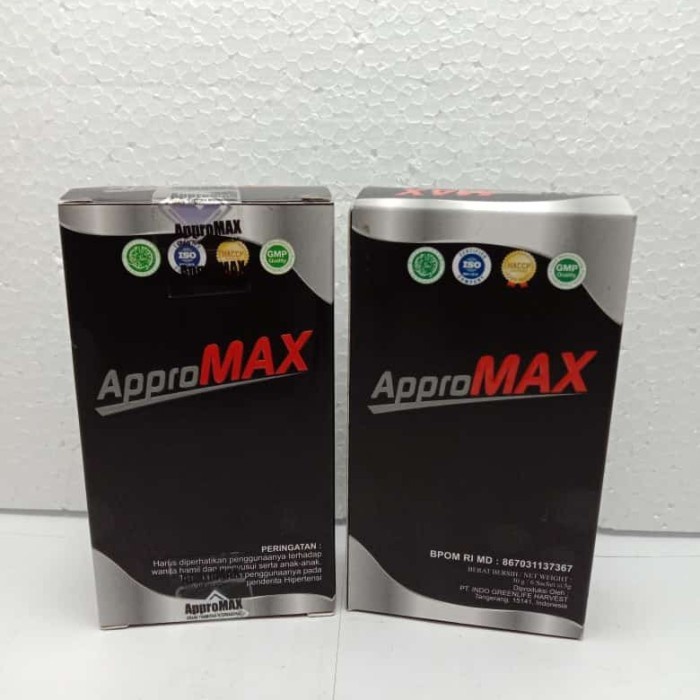 TERLARIS Obat Appromax Original Apromax Asli Untuk Pria Herbal Mantap || toko amanah