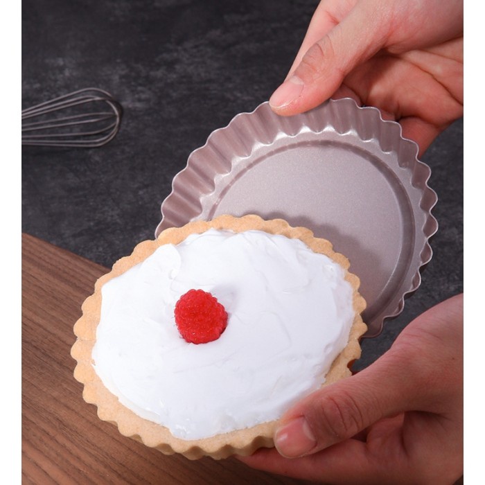 WK9915-4 Chefmade 4pcs non stick tart pan set/ loyang kue pie kecil/ loyang kue