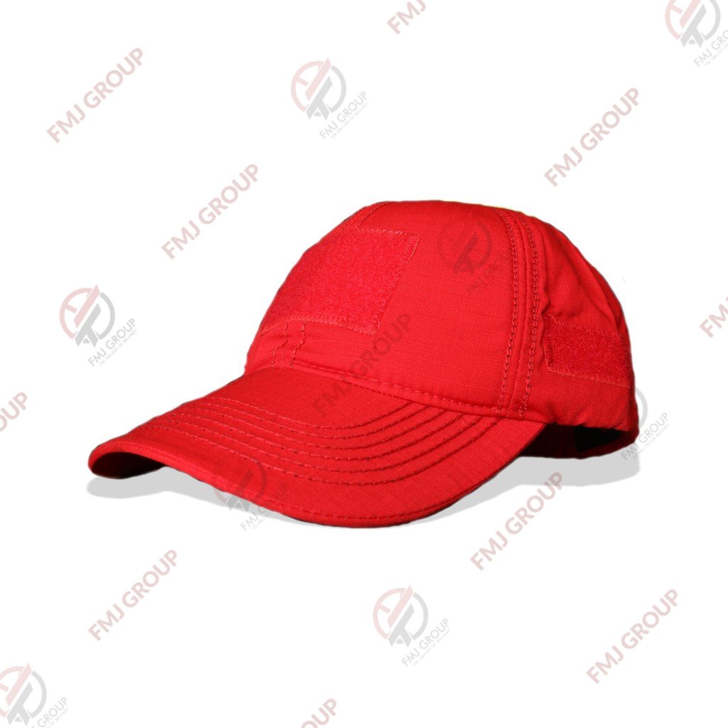 Topi Tactical Perekat Warna Merah / Biru  Pemadam Kebakaran, Tagana, Sipil