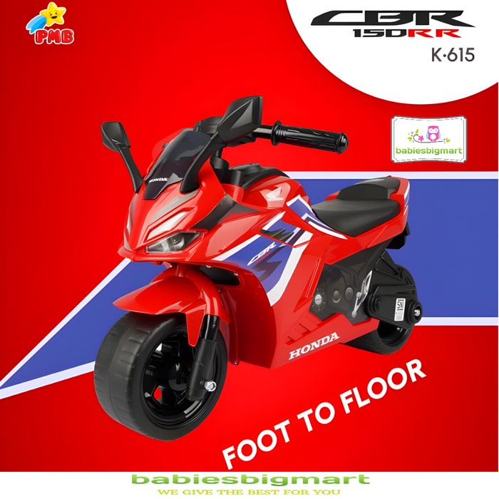 Sepeda Balance Bike Anak Motor Kaki PMB K615 CBR150 Kayuh Tolocar Push Licence Made In Indonesia