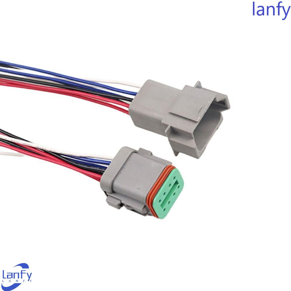 Lanfy Kotak Dt04 06 2P 3P 4P 6P 8P 12P Colokan Jalur Kendaraan Teknik Dan Soket Sambungan Otomotif Female Plug Wire Harness